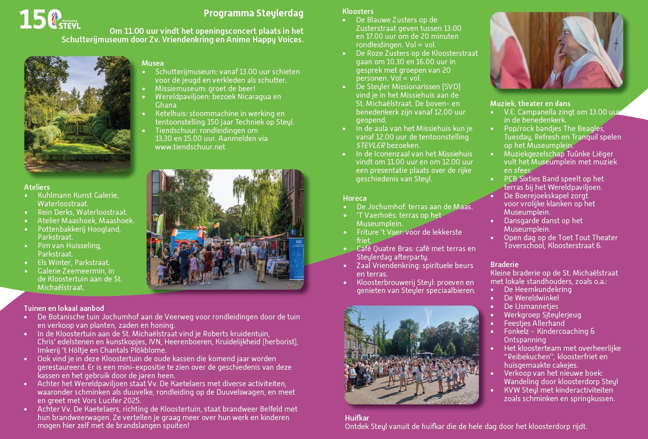 2025 Steylerdag Programma
