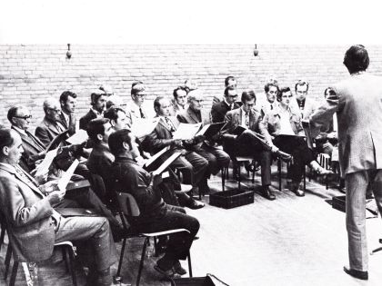 1972 repetitie vriendenkring voor de reis naar Oslo